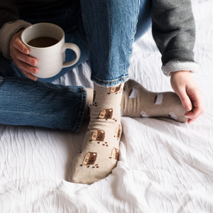 Socks - Coffee Bag & Mug, Women's