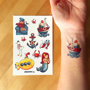 Temporary Tattoos - The Fisherman