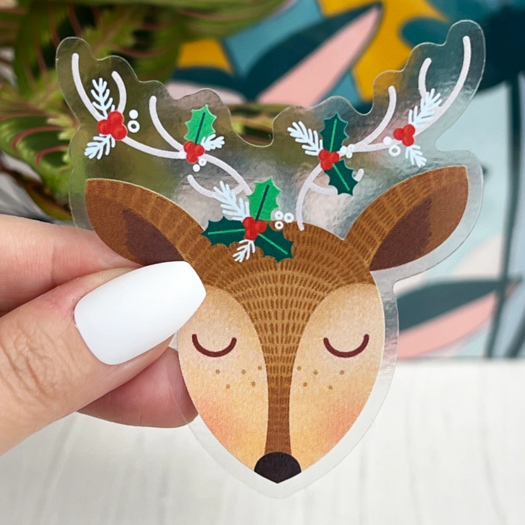 Reindeer sticker